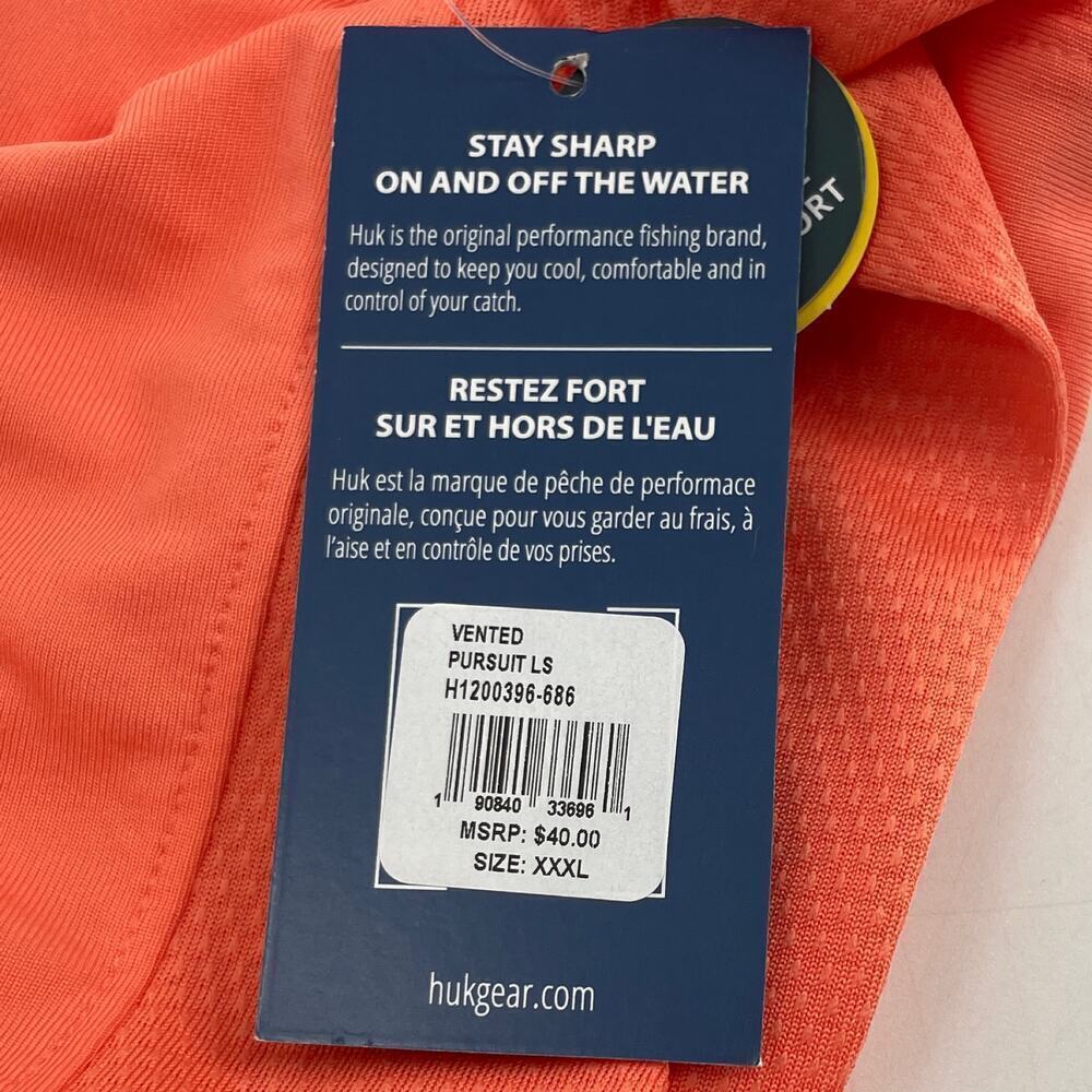 HUK Women's Vented Pursuit Performance Shirt XXXL - Picture 6 of 8